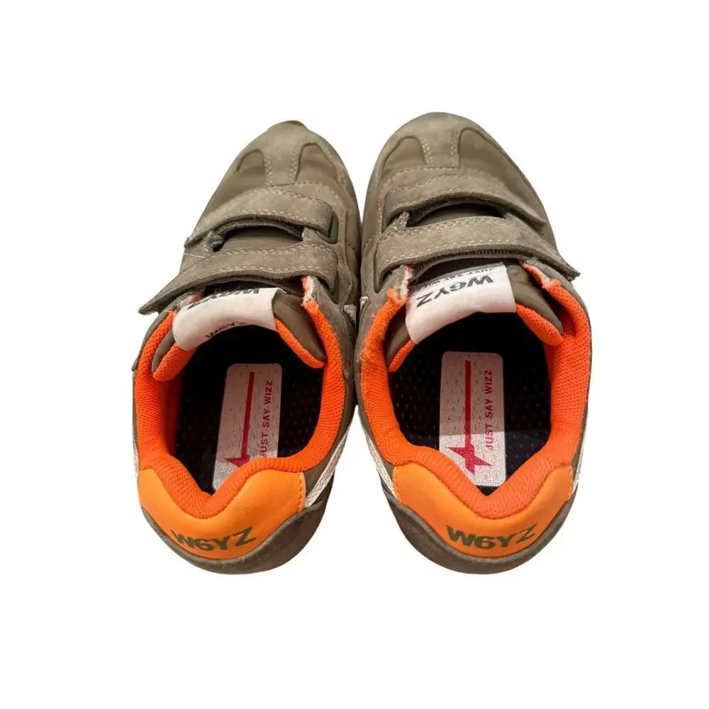 W6YZ Kids Khaki SAMOA VL Sneakers Shoes Size 1.5